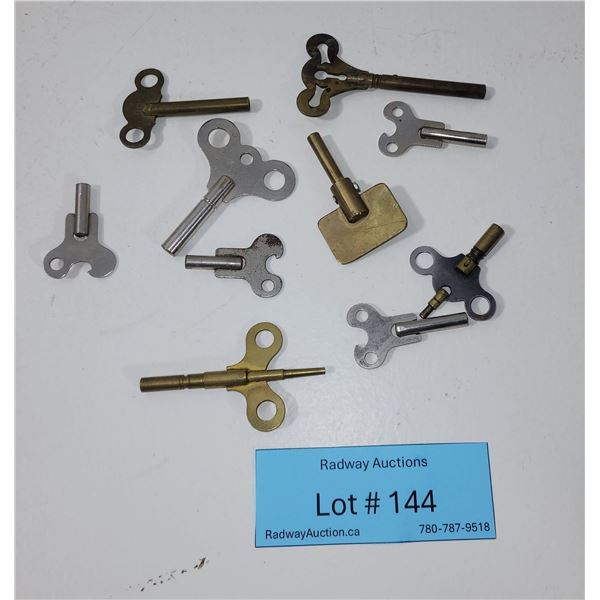 Assorted Clock and Mechanical Winding Keys