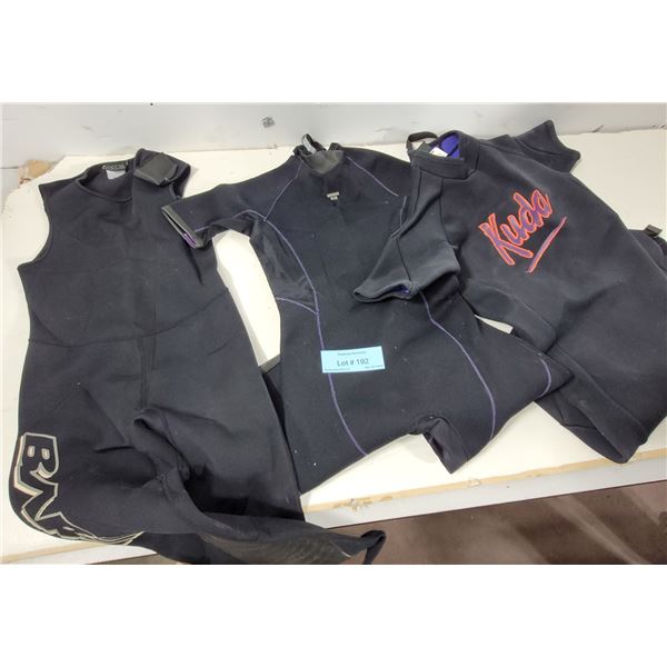 Wetsuits (3 pcs)
