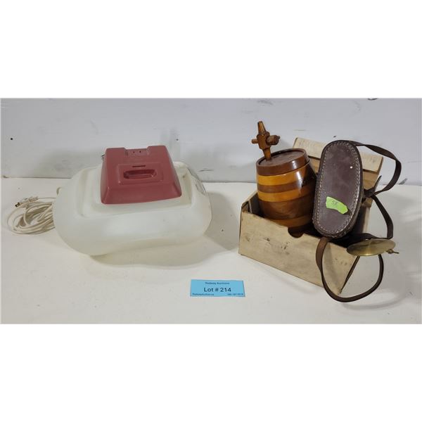 Assorted Vintage Electrical & Brass Items – Mixed Lot