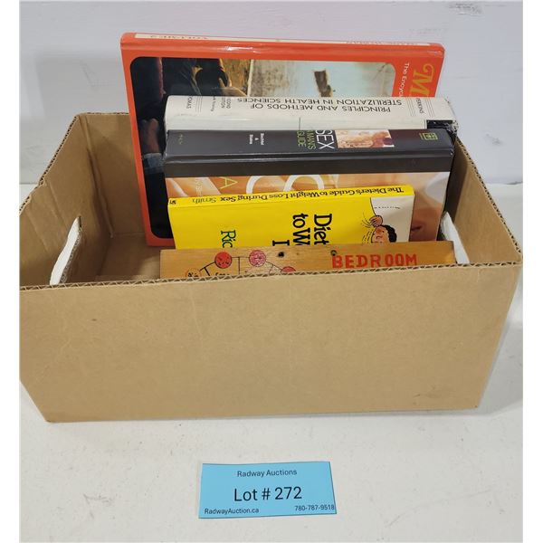 Vintage Relationship & Humor Books with Wooden Novelty Plaques (Mixed Lot)