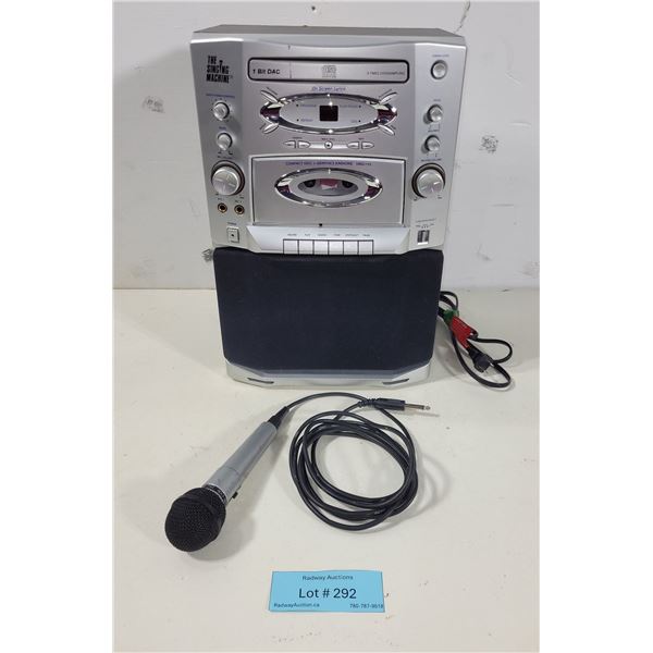 The Sining Machine SMG‑199 Karaoke System with Microphone