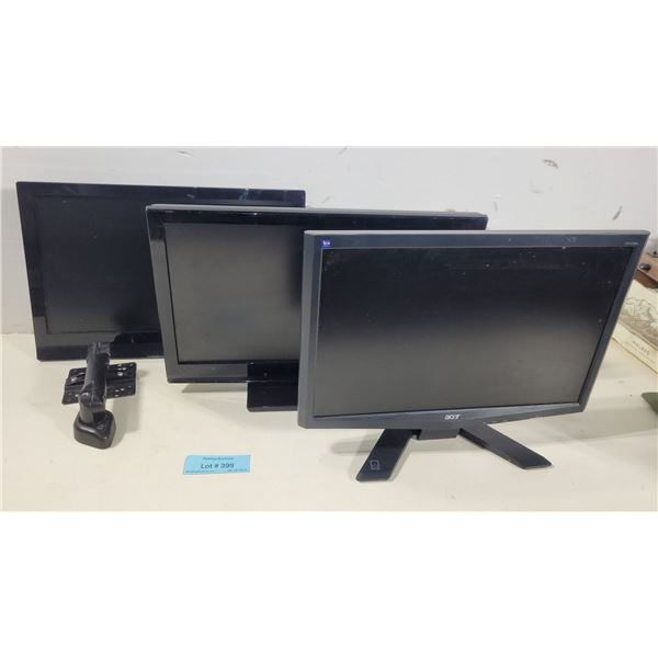 3 Monitors - Acer & Dynex