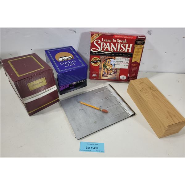 Classic Cars Sets, Learn to Speak Spanish Software & Miscellaneous Items