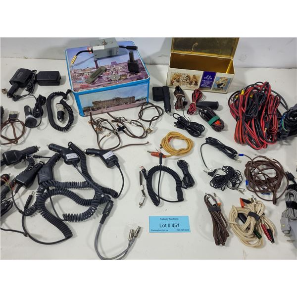 Large assortment of Car Chargers & Wires