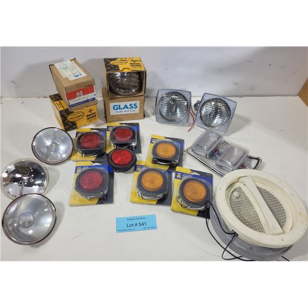 Assorted Trailer & Utility Light Components