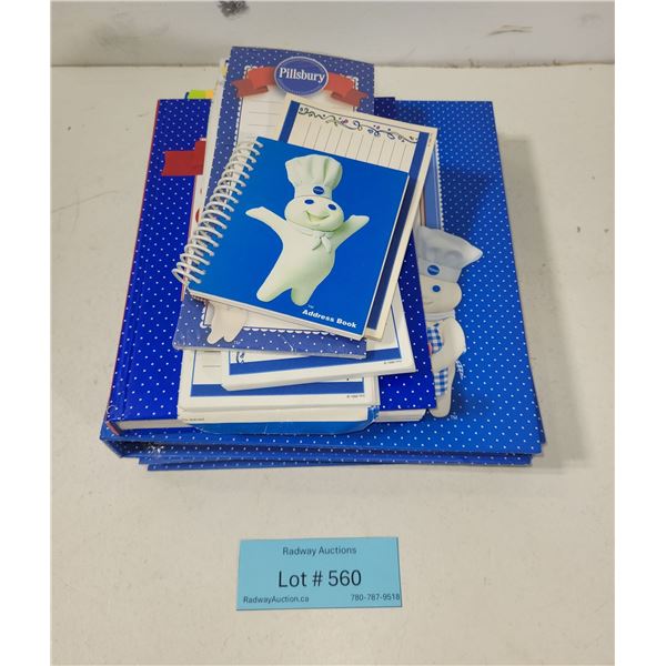 Pillsbury Doughboy Recipe Keepers, Cook Book & Note Pads