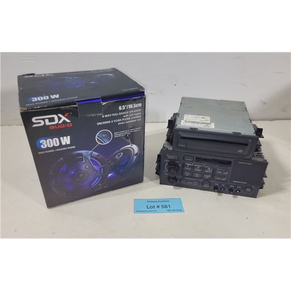 Car Stereo Head Unit & SDX Audio Speakers