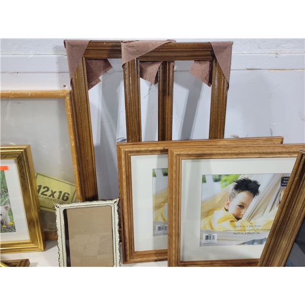 Lot of Assorted Picture Frames