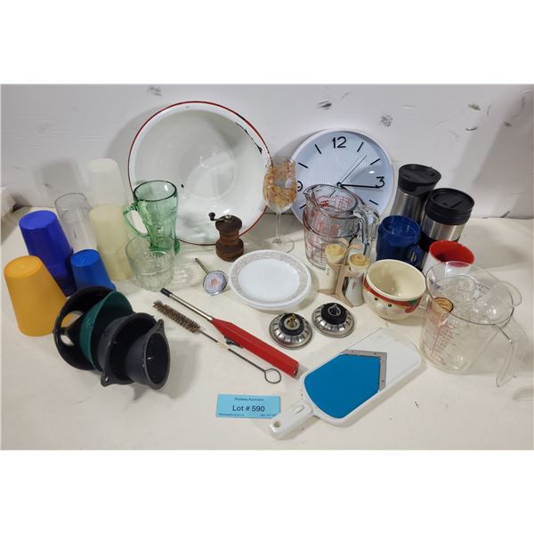 Assortment of Kitchen & Household Items