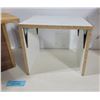 Image 2 : Homemade Stool & Table with Contents