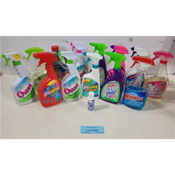 Assorted Household Cleaning Products