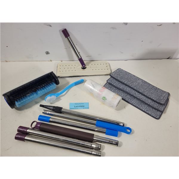 Assorted Cleaning Tools & Mop Accessories