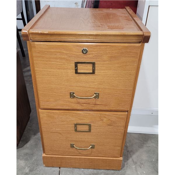 2 Drawer Wooden Cabinet