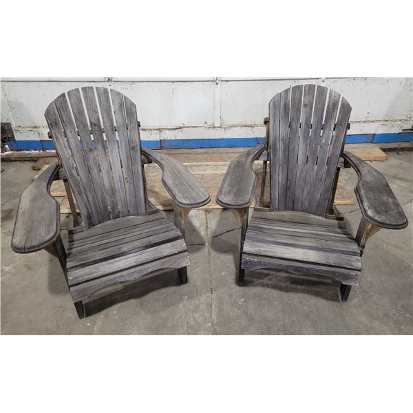 2 Wooden Chairs