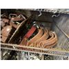 Image 13 : Qty 3 Wire Rack Shelving Units & Contents: Pipe Fittings, Clamps, Hardware, etc