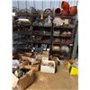 Image 1 : Qty 3 Wire Rack Shelving Units & Contents: Pipe Fittings, Clamps, Hardware, etc