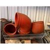Image 6 : Qty 3 Wire Rack Shelving Units & Contents: Pipe Fittings, Clamps, Hardware, etc
