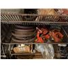 Image 8 : Qty 3 Wire Rack Shelving Units & Contents: Pipe Fittings, Clamps, Hardware, etc