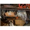 Image 9 : Qty 3 Wire Rack Shelving Units & Contents: Pipe Fittings, Clamps, Hardware, etc