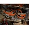 Image 12 : Qty 3 Wire Rack Shelving Units & Contents: Pipe Fittings, Clamps, Hardware, etc