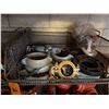 Image 3 : Qty 3 Wire Rack Shelving Units & Contents: Pipe Fittings, Clamps, Hardware, etc
