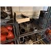 Image 4 : Qty 3 Wire Rack Shelving Units & Contents: Pipe Fittings, Clamps, Hardware, etc