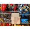 Image 10 : Qty 2 Wire Rack Shelving Units & Contents: Pipe Fittings, Clamps, Hardware, etc