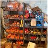 Image 1 : Qty 2 Wire Rack Shelving Units & Contents: Pipe Fittings, Clamps, Hardware, etc