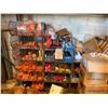 Image 2 : Qty 2 Wire Rack Shelving Units & Contents: Pipe Fittings, Clamps, Hardware, etc