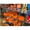 Image 6 : Qty 2 Wire Rack Shelving Units & Contents: Pipe Fittings, Clamps, Hardware, etc