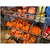 Image 7 : Qty 2 Wire Rack Shelving Units & Contents: Pipe Fittings, Clamps, Hardware, etc