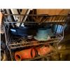 Image 3 : Qty 2 Wire Rack Shelving Units & Contents: Pipe Fittings, Drain Covers, etc