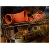 Image 4 : Qty 2 Wire Rack Shelving Units & Contents: Pipe Fittings, Drain Covers, etc