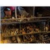 Image 12 : Qty 4 Wire Rack Shelving Units & Contents: Pipe Fittings, Valves, Hardware, etc