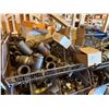 Image 14 : Qty 4 Wire Rack Shelving Units & Contents: Pipe Fittings, Valves, Hardware, etc