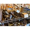 Image 15 : Qty 4 Wire Rack Shelving Units & Contents: Pipe Fittings, Valves, Hardware, etc