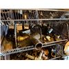 Image 16 : Qty 4 Wire Rack Shelving Units & Contents: Pipe Fittings, Valves, Hardware, etc