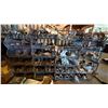 Image 1 : Qty 4 Wire Rack Shelving Units & Contents: Pipe Fittings, Valves, Hardware, etc