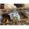 Image 25 : Qty 4 Wire Rack Shelving Units & Contents: Pipe Fittings, Valves, Hardware, etc
