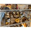 Image 29 : Qty 4 Wire Rack Shelving Units & Contents: Pipe Fittings, Valves, Hardware, etc