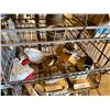 Image 31 : Qty 4 Wire Rack Shelving Units & Contents: Pipe Fittings, Valves, Hardware, etc