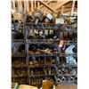 Image 4 : Qty 4 Wire Rack Shelving Units & Contents: Pipe Fittings, Valves, Hardware, etc