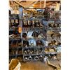 Image 5 : Qty 4 Wire Rack Shelving Units & Contents: Pipe Fittings, Valves, Hardware, etc