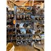 Image 6 : Qty 4 Wire Rack Shelving Units & Contents: Pipe Fittings, Valves, Hardware, etc