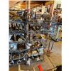 Image 7 : Qty 4 Wire Rack Shelving Units & Contents: Pipe Fittings, Valves, Hardware, etc
