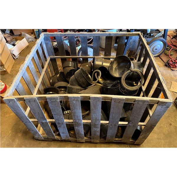 Bin Multiple Black Pipe Fittings & Couplings, Sealing Coils, etc Misc Sizes