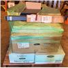 Image 1 : Contents of Pallet: Metal Support Posts, PVC Valves, Elkay ECTRU35179T Sink, Axiom Neutralization Ta