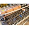 Image 5 : Contents of Rack:  Multiple Metal & PVC Pipes, Misc Lengths (rack not included)