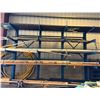 Image 1 : Blue Adjustable Cantilever Rack System 184" x 59" (pipes not included)