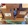 Image 12 : Contents of Pallet: Potter Pressure Actuated Switches, Gauges, Sprinkler Heads, Pipe Hangers, etc